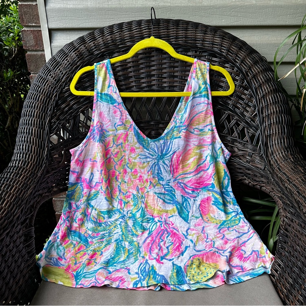 Lilly Pulitzer Gigi Tank Fiesta Bamba L
